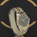 Rolex Datejust 36 16233 (1993) - Zwart wijzerplaat 36mm Goud/Staal (3/7)