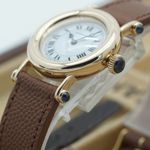 Cartier Diabolo 1440 (1995) - White dial 27 mm Yellow Gold case (5/8)