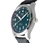 IWC Pilot Mark IW328205 (Onbekend (willekeurig serienummer)) - Groen wijzerplaat 40mm Staal (6/8)