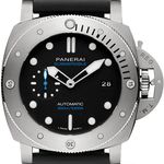 Panerai Luminor Submersible 1950 3 Days Automatic PAM02305 (2025) - Zwart wijzerplaat 47mm Titanium (1/1)