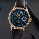 IWC Portuguese Perpetual Calendar IW502122 (2010) - Black dial 44 mm Red Gold case (3/8)