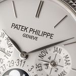 Patek Philippe Perpetual Calendar 5139G-001 (2013) - Silver dial 39 mm White Gold case (3/8)