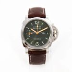 Panerai Luminor 1950 PAM00715 (2024) - Green dial 44 mm Platinum case (3/8)