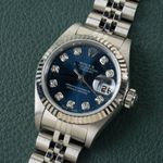 Rolex Lady-Datejust 79174 (2001) - Blue dial 26 mm Steel case (4/8)