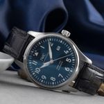 IWC Pilot Mark IW327010 (Onbekend (willekeurig serienummer)) - Blauw wijzerplaat 40mm Staal (2/8)