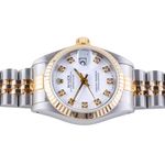 Rolex Lady-Datejust 69173 (1985) - White dial 26 mm Gold/Steel case (5/8)