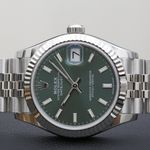 Rolex Datejust 31 278274 (2023) - Green dial 31 mm Steel case (2/8)