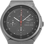 IWC Porsche Design IW3700 (1989) - Zwart wijzerplaat 42mm Titanium (1/5)
