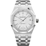 Audemars Piguet Royal Oak Selfwinding 15500ST.OO.1220ST.04 (2021) - Zilver wijzerplaat 41mm Staal (1/8)