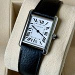 Cartier Tank WSTA0041 (2022) - Wit wijzerplaat 34mm Staal (3/7)