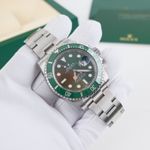 Rolex Submariner Date 116610LV (2017) - Green dial 40 mm Steel case (4/8)