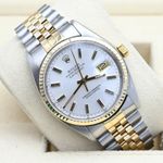 Rolex Datejust 36 16013 (1988) - Silver dial 36 mm Gold/Steel case (1/6)