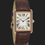 Cartier Tank Solo W5200025 (2018) - Silver dial 35 mm Rose Gold case (4/8)