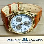 Maurice Lacroix Les Classiques Chronographe 04663 (1995) - White dial 39 mm Gold/Steel case (6/8)