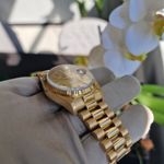 Rolex Day-Date 36 18038 (1986) - Champagne wijzerplaat 36mm Geelgoud (5/8)