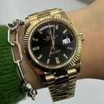 Rolex Day-Date 228238 (2025) - Zwart wijzerplaat 40mm Geelgoud (1/10)