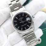 Rolex Oyster Perpetual Date 15000 (Unknown (random serial)) - Black dial 34 mm Steel case (2/8)