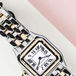 Cartier Panthère W2PN0006 (2024) - White dial 30 mm Gold/Steel case (4/8)