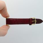 Cartier Tank Unknown (Unknown (random serial)) - Red dial 20 mm Silver case (8/8)