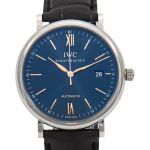 IWC Portofino Automatic IW356523 (2024) - Blauw wijzerplaat 40mm Staal (2/2)