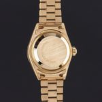 Rolex Lady-Datejust 69258 (1989) - Blue dial 26 mm Yellow Gold case (7/8)