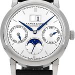 A. Lange & Söhne Saxonia 330.026 (Unknown (random serial)) - Silver dial 39 mm White Gold case (2/3)