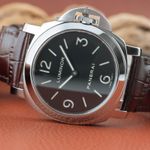 Panerai Luminor Base PAM00112 (2008) - Zwart wijzerplaat 44mm Staal (2/8)