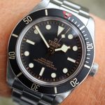 Tudor Black Bay Fifty-Eight 79030N (2019) - Zwart wijzerplaat 39mm Staal (1/8)