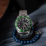 Rolex Submariner Date 16610LV (2008) - Black dial 40 mm Steel case (1/8)