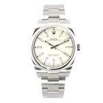 Rolex Oyster Perpetual 39 114300 (2019) - White dial 39 mm Steel case (2/8)