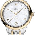 Omega De Ville 434.20.34.20.05.002 (2024) - White dial 34 mm Gold/Steel case (2/2)