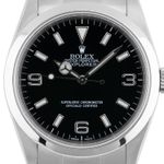 Rolex Explorer 114270 (Onbekend (willekeurig serienummer)) - Zwart wijzerplaat 36mm Staal (2/5)