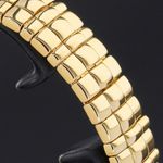 Piaget Tanagra 16031M401D (1996) - Blue dial 25 mm Yellow Gold case (8/8)