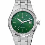 Maurice Lacroix Aikon AI1108-SS002-630-1 (2023) - Groen wijzerplaat 40mm Staal (2/3)