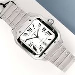 Cartier Santos WSSA0018 (2022) - Silver dial 40 mm Steel case (1/7)