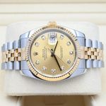 Rolex Datejust 36 116233 (2004) - Champagne wijzerplaat 36mm Goud/Staal (5/7)