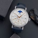 IWC Portofino Hand-Wound IW516401 (Unknown (random serial)) - Silver dial 45 mm Steel case (1/8)