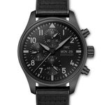 IWC Pilot Chronograph Top Gun IW388106 (2024) - Groen wijzerplaat 41mm Titanium (1/1)