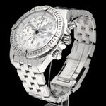 Breitling Chronomat Evolution A13356 (2007) - White dial 44 mm Steel case (5/8)