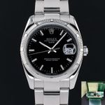 Rolex Oyster Perpetual Date 115210 (2008) - 34mm Staal (1/7)