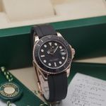 Rolex Yacht-Master 37 268655 (2016) - Black dial 37 mm Rose Gold case (1/8)