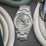 Rolex Oyster Perpetual Date 15210 (2003) - 34mm Staal (1/8)