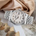 Rolex Datejust 36 16234 (Unknown (random serial)) - White dial 36 mm Steel case (2/8)