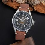 TAG Heuer Autavia WBE5114.FC8266 (Onbekend (willekeurig serienummer)) - Zwart wijzerplaat 42mm Staal (1/8)