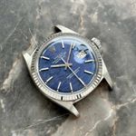 Rolex Datejust 1601/9 (1972) - Blue dial 36 mm White Gold case (5/10)