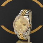 Rolex Datejust 36 116243 (2018) - Gold dial 36 mm Gold/Steel case (2/7)