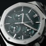 Audemars Piguet Royal Oak Chronograph 26240ST.OO.1320ST.04 (2023) - Green dial 41 mm Steel case (3/4)