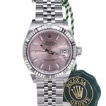 Rolex Lady-Datejust 279174 (2022) - Pink dial 28 mm Steel case (5/8)