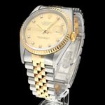 Rolex Datejust 36 16233G (1990) - 36mm Goud/Staal (2/8)