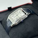 Cartier Santos Dumont WSSA0022 (2023) - Zilver wijzerplaat 43mm Staal (6/8)